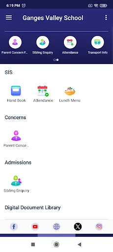 Ganges Valley Parent Portal ডাউনলোড করুন – স্কুল ম্যানেজমেন্ট অ্যাপ - Screenshot 3