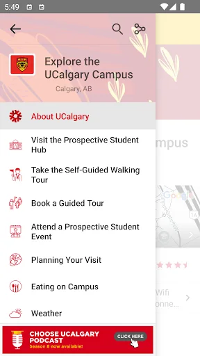 Discover UCalgary Guides ডাউনলোড করুন – ক্যালগারি বিশ্ববিদ্যালয়ের সেরা গাইড - Screenshot 1