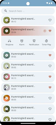 Hummingbird Sounds ডাউনলোড করুন – সেরা বার্ড রিংটোন ও সাউন্ড ক্লিপ - Screenshot 5