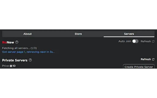 RoNew ডাউনলোড করুন – Roblox-এ নতুন সার্ভারে যোগ দিন - Screenshot 2