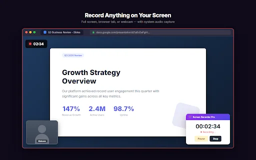 Screen Recorder Pro ডাউনলোড করুন – সেরা ফ্রি স্ক্রিন রেকর্ডার - Screenshot 3