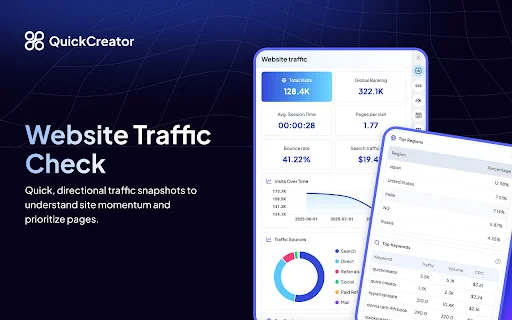 QuickCreator Extension ডাউনলোড করুন – সেরা SEO এবং E-E-A-T টুল - Screenshot 3