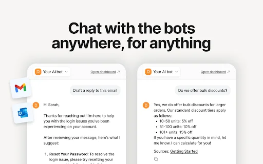 eesel AI ডাউনলোড করুন – Google Docs এবং Zendesk-এর জন্য সেরা AI - Screenshot 4