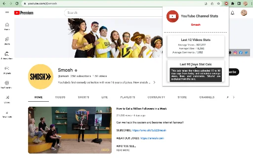 YouTube Channel Stats ডাউনলোড করুন – চ্যানেল অ্যানালিটিক্স টুল - Screenshot 3