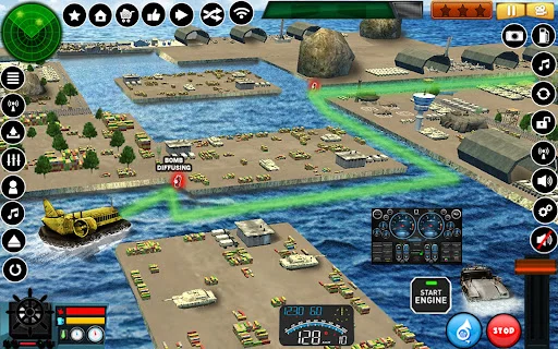 US Army Hovercraft Simulator ডাউনলোড করুন – সেরা মিলিটারী গেম - Screenshot 23