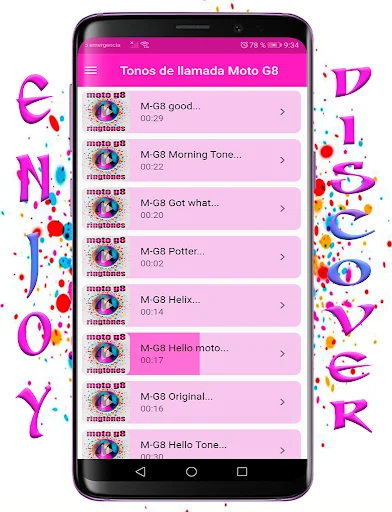 Moto g8 Ringtones ডাউনলোড করুন – সেরা মোবাইল রিংটোন ফ্রি - Screenshot 4