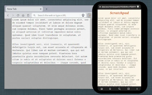 Scratchpad ডাউনলোড করুন – দ্রুত নোট ও অটোসেভ এক্সটেনশন - Screenshot 4