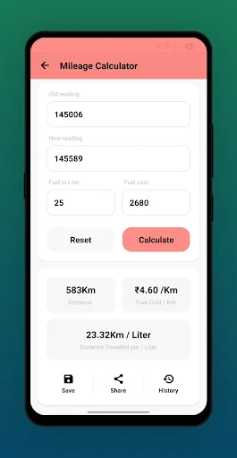 Mileage Calculator by meter ডাউনলোড করুন – সেরা মাইলেজ ট্র্যাকার - Screenshot 2