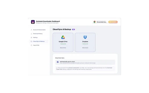 Substack Downloader ডাউনলোড করুন – ভিডিও ও অডিও সেভ করুন - Screenshot 3
