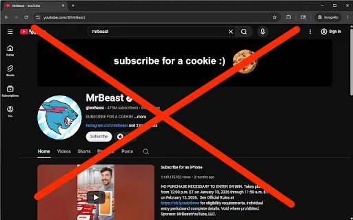 YouTube Creator Blocker ডাউনলোড করুন – ইউটিউব কন্টেন্ট নিয়ন্ত্রণ করুন - Screenshot 1