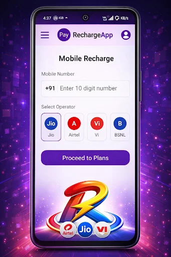 Recharge Pe ডাউনলোড করুন – মোবাইল প্ল্যান ও ভ্যালিডিটি চেক করুন - Screenshot 1