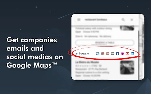 Scrap.io Maps Connect – Google Maps থেকে লিড সংগ্রহ করুন - Screenshot 1