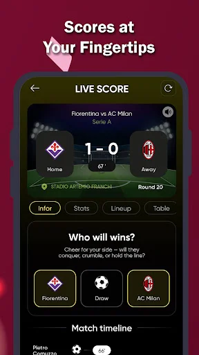 LiveScore ডাউনলোড করুন – দ্রুত ফুটবল স্কোর ও আপডেট পান - Screenshot 8