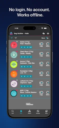 Disc Finder: Disc Golf Bag ডাউনলোড করুন – সেরা ডিস্ক গল্ফ টুল - Screenshot 1