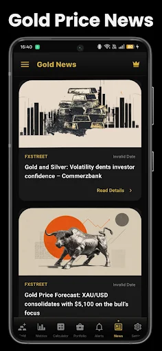 Gold Price – Live Track Alert ডাউনলোড করুন – লাইভ গোল্ড রেট ও চার্ট - Screenshot 4