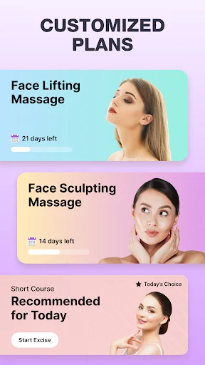 Face Yoga Exercise & Face Lift ডাউনলোড করুন – প্রাকৃতিক উপায়ে ত্বক সুন্দর করুন - Screenshot 1