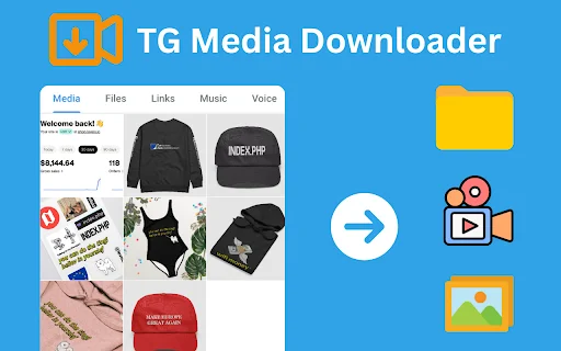 TG Media Downloader ডাউনলোড করুন – Telegram ভিডিও ও ফটো সেভার - Screenshot 1