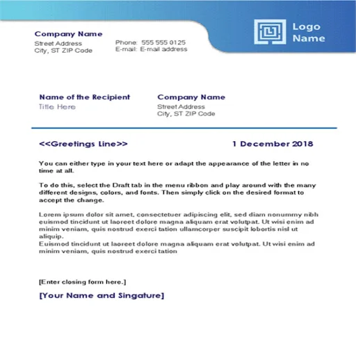 Business Letter Templates ডাউনলোড করুন – পেশাদার ফরম্যাট - Screenshot 2