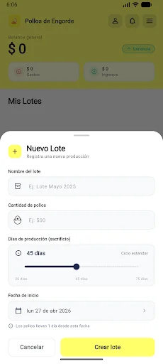 Pollos de Engorde ডাউনলোড করুন – ব্রয়লার মুরগি পালন ব্যবস্থাপনা - Screenshot 1