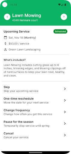 LawnStarter ডাউনলোড করুন – বাড়ির আঙিনা পরিচর্যার সেরা অ্যাপ - Screenshot 3