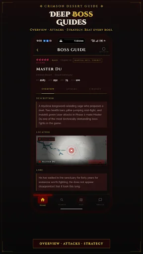 Crimson Desert: Fan Guide ডাউনলোড করুন – বস ও মিশন টিপস - Screenshot 3