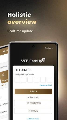 VCB CashUp ডাউনলোড করুন – সেরা ডিজিটাল ব্যাংকিং সমাধান - Screenshot 2