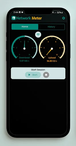 Network Meter ডাউনলোড করুন – রিয়েল-টাইম ইন্টারনেট স্পিড ও ডেটা ট্র্যাকার - Screenshot 3