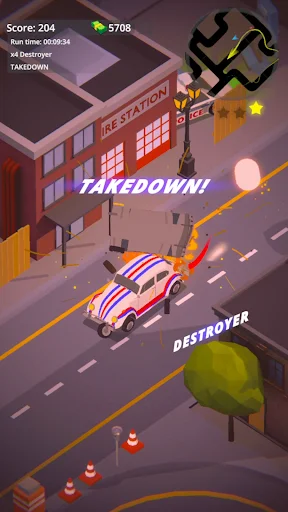 Turbo Destroyer: Police Chase ডাউনলোড করুন – সেরা অ্যাকশন গেম - Screenshot 6