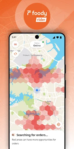 Foody Rider App ডাউনলোড করুন – দ্রুত ডেলিভারি দিয়ে আয় করুন - Screenshot 2
