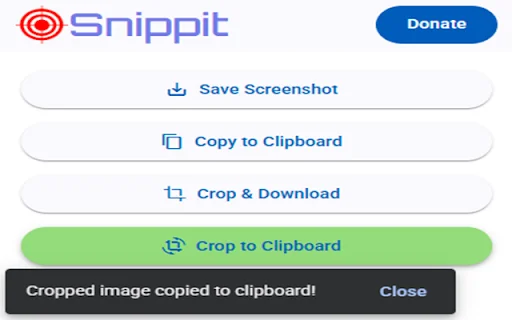Snippit ডাউনলোড করুন – ব্রাউজারে সহজ স্ক্রিনশট ক্যাপচার টুল - Screenshot 2
