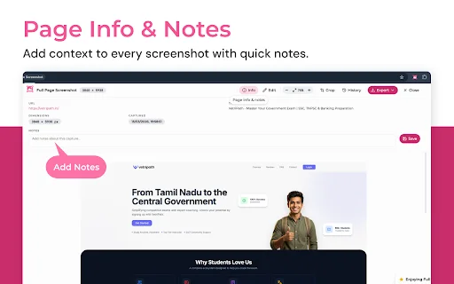 Full Page Screenshot ডাউনলোড করুন – সেরা ওয়েব পেজ ক্যাপচার টুল - Screenshot 4