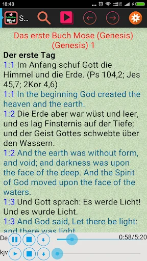 Audio German Schlachter Bible+ ডাউনলোড করুন – জার্মান বাইবেল - Screenshot 11