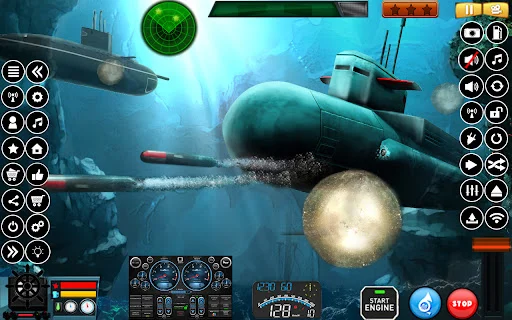 Submarine Navy Warships Battle ডাউনলোড করুন – সেরা নৌ যুদ্ধের গেম - Screenshot 3