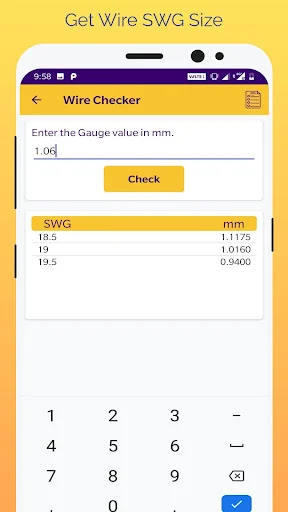 Gauge Checker ডাউনলোড করুন – তারের ওজন ও SWG রূপান্তরকারী - Screenshot 2