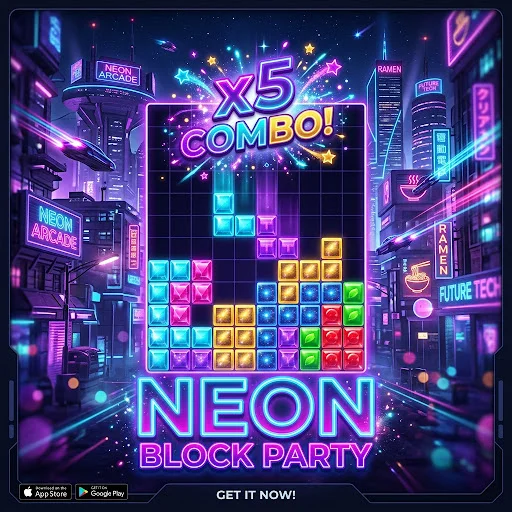 Neon Block: Match & Puzzle ডাউনলোড করুন – সেরা ৫-ইন-১ ব্রেইন গেম - Screenshot 7