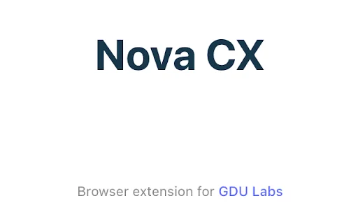Nova Chrome Extension ডাউনলোড করুন – GDU Labs ডেটা আপডেট রাখুন - Screenshot 1