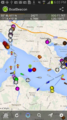 Boat Beacon – AIS Navigation ডাউনলোড করুন | মেরিন ট্র্যাকিং অ্যাপ - Screenshot 2