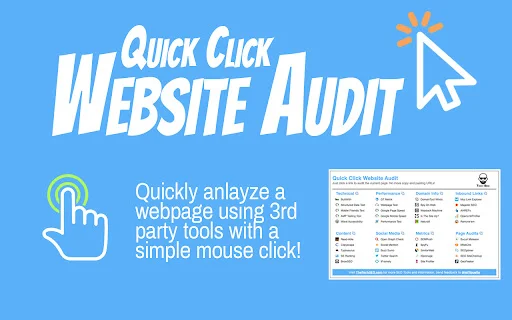 Quick Click Website Audit ডাউনলোড করুন – সেরা SEO টুলস - Screenshot 1