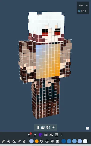 Minecraft-এর জন্য 3D Skin Editor ডাউনলোড করুন – সেরা মোবাইল স্কিন এডিটর - Screenshot 12