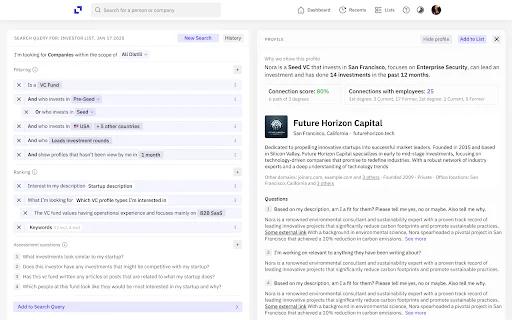 Distill Chrome Extension ডাউনলোড করুন – রিয়েল-টাইম প্রোফাইল ইনসাইট - Screenshot 5