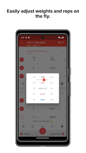Lift4Fit Gym Workout Tracker ডাউনলোড করুন – সেরা জিম লগ অ্যাপ - Screenshot 2