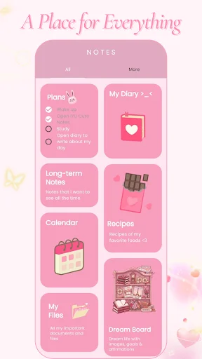 Iyu Cute Notes ডাউনলোড করুন – সেরা কিউট নোট টেকিং অ্যাপ - Screenshot 1