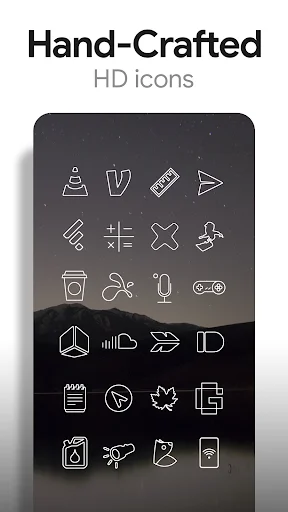 Lines – Icon Pack ডাউনলোড করুন – সেরা মিনিমালিস্ট আইকন প্যাক - Screenshot 3