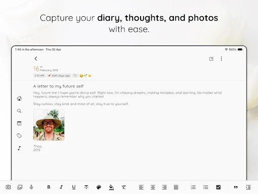 StoryPad: My Diary Journal ডাউনলোড করুন – ব্যক্তিগত ডায়েরি ও নোটস - Screenshot 10