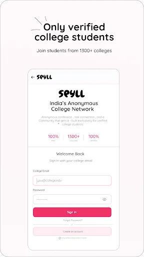Spyll: Anonymous College Chat ডাউনলোড করুন – ভারতের সেরা বেনামী নেটওয়ার্ক - Screenshot 8