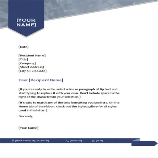 Business Letter Templates ডাউনলোড করুন – পেশাদার ফরম্যাট - Screenshot 7
