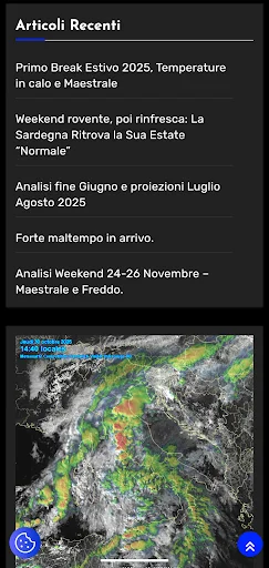 Meteo Sardegna ডাউনলোড করুন – সার্ডিনিয়ার সেরা আবহাওয়ার পূর্বাভাস - Screenshot 5
