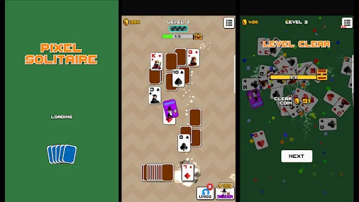 Pixel Solitaire: Tripeaks ডাউনলোড করুন – সেরা রেট্রো পিক্সেল গেম - Screenshot 9