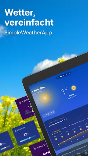 SimpleWeatherApp ডাউনলোড করুন – লাইভ রাডার ও উইজেট ফ্রি - Screenshot 9