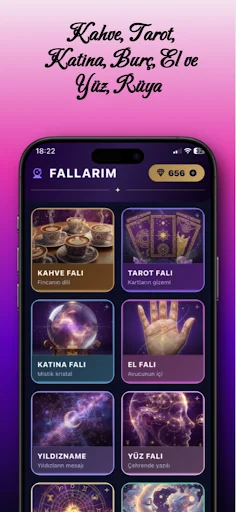 Fal Perisi ডাউনলোড করুন – কফি, ট্যারোট এবং রাশিফল গণনা - Screenshot 2